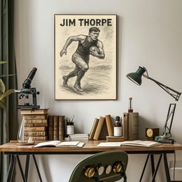 Jim Thorpe Athletic Legend Poster