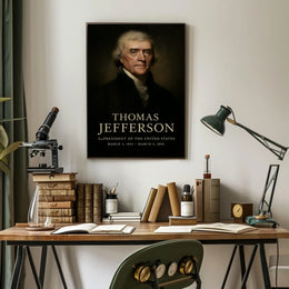 Thomas Jefferson Third President Poster Wall Art Decor