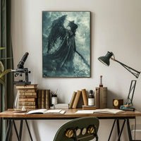 Dark Angel in Armor: Fantasy or Mythology Poster PosterGoat