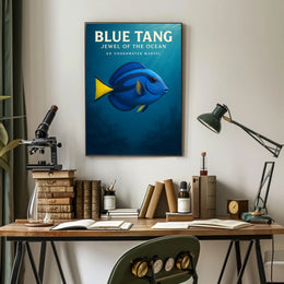 Blue Tang Jewel Of The Ocean Poster