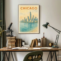 Chicago Skyline Poster