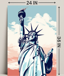 Statue Of Liberty Symbol Of Freedom Poster