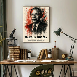 Barack Obama 44th President Poster