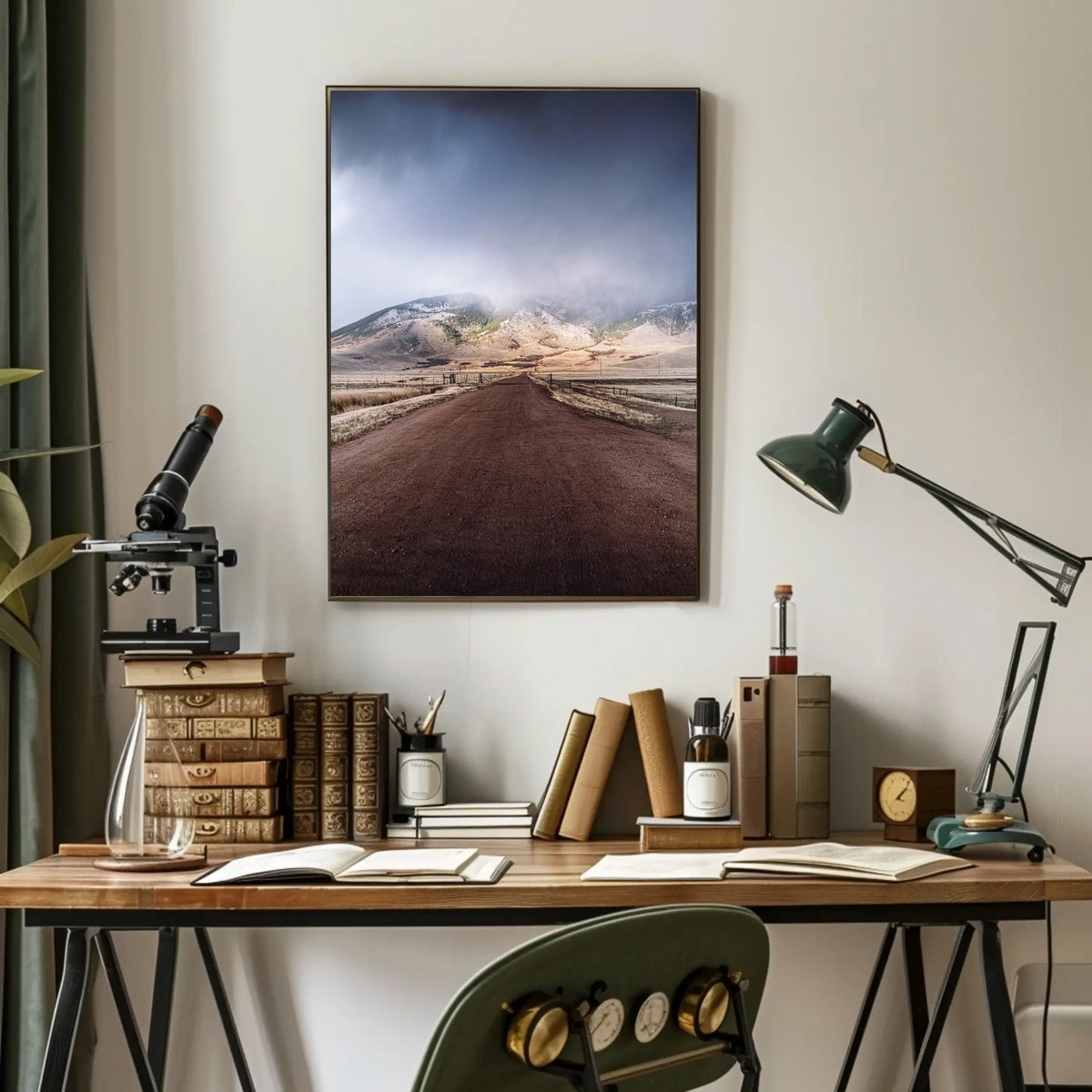 Misty Mountain Road Poster