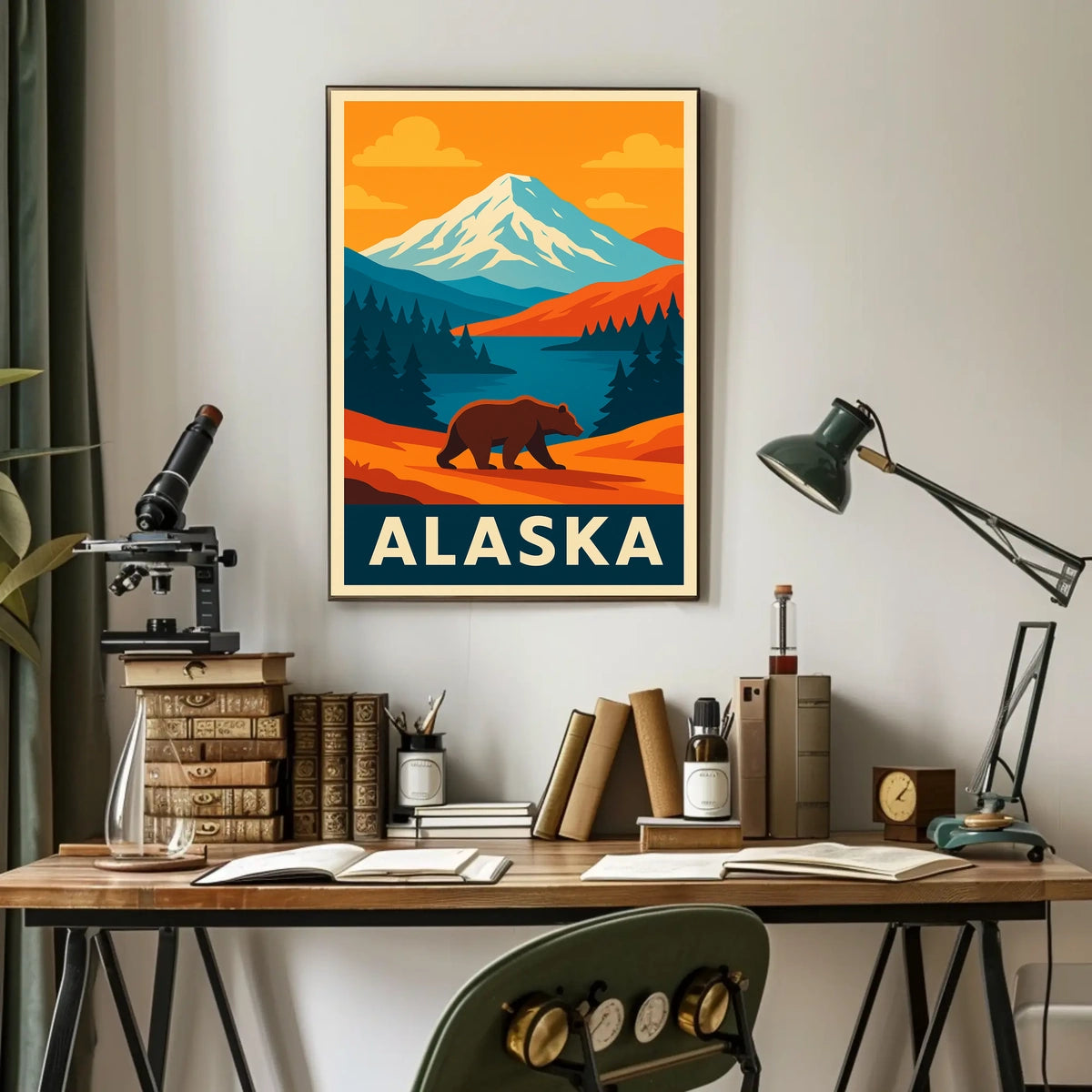 Alaska Wilderness Poster