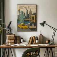 New York City Icons Poster