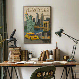 New York City Icons Poster