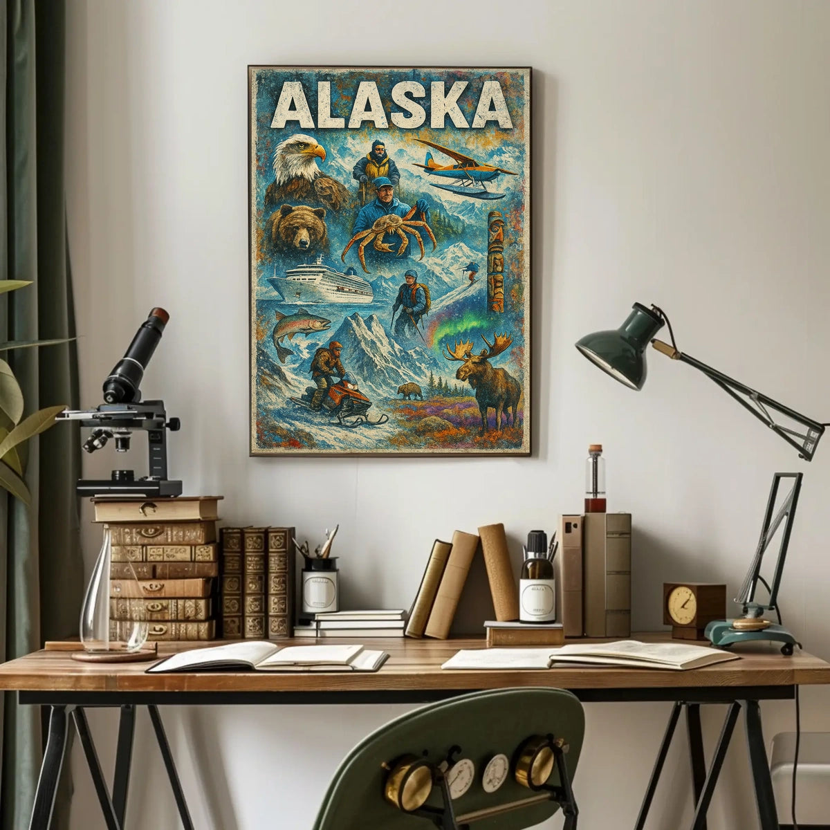 Discover Alaska Poster