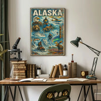 Discover Alaska Poster