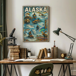 Discover Alaska Poster