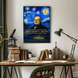 John Quincy Adams 6th President of the United States Presidential Masterpiece Series Poster
