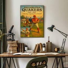 Philadelphia Quakers Baseball Era Poster