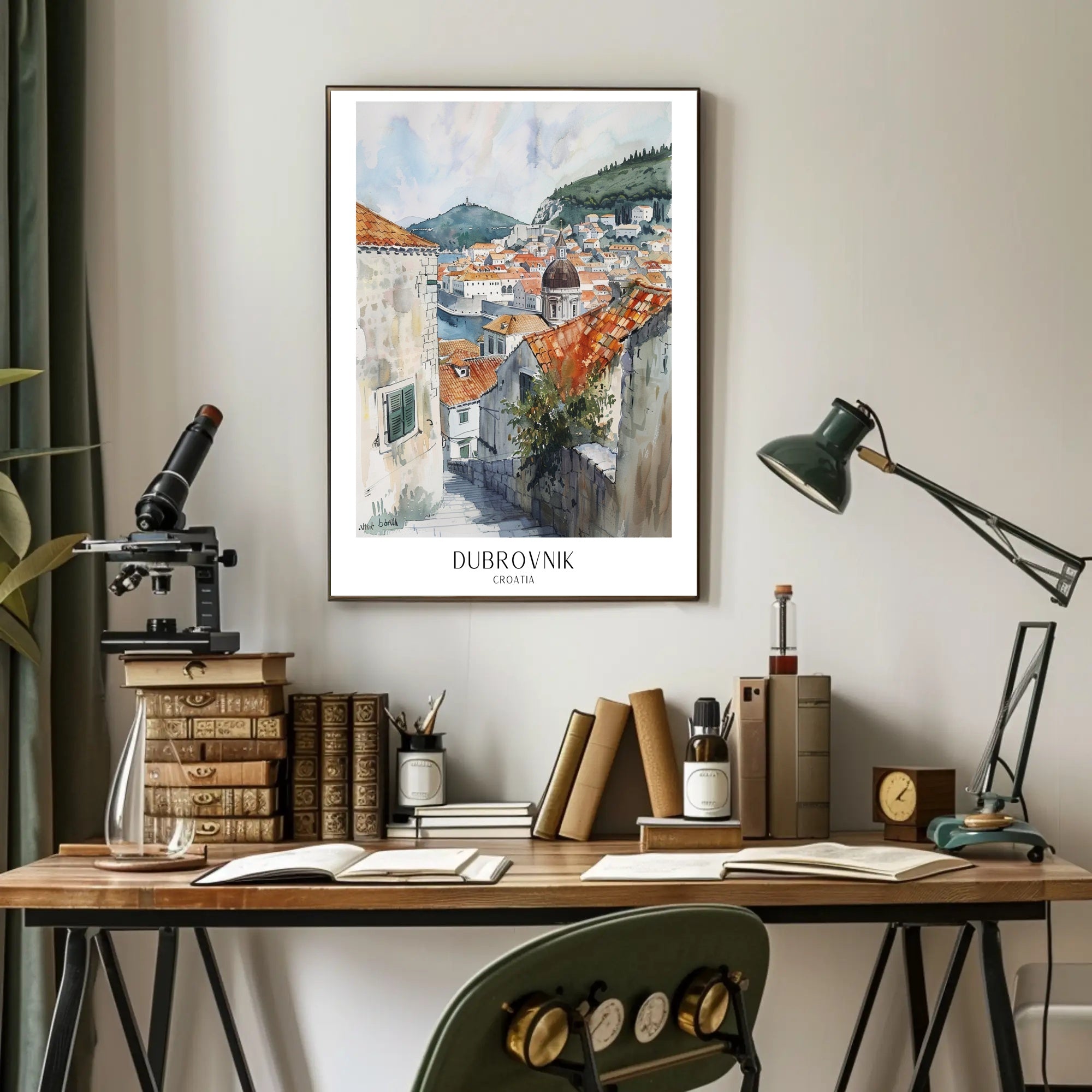 Scenic Dubrovnik Poster PosterGoat