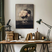 Elegant Floral Still Life Poster