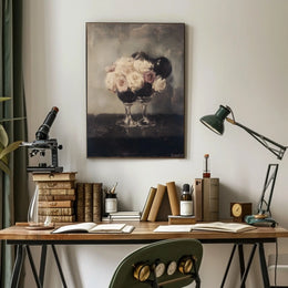 Elegant Floral Still Life Poster