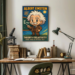 Albert Einstein Theory Of Relativity Poster