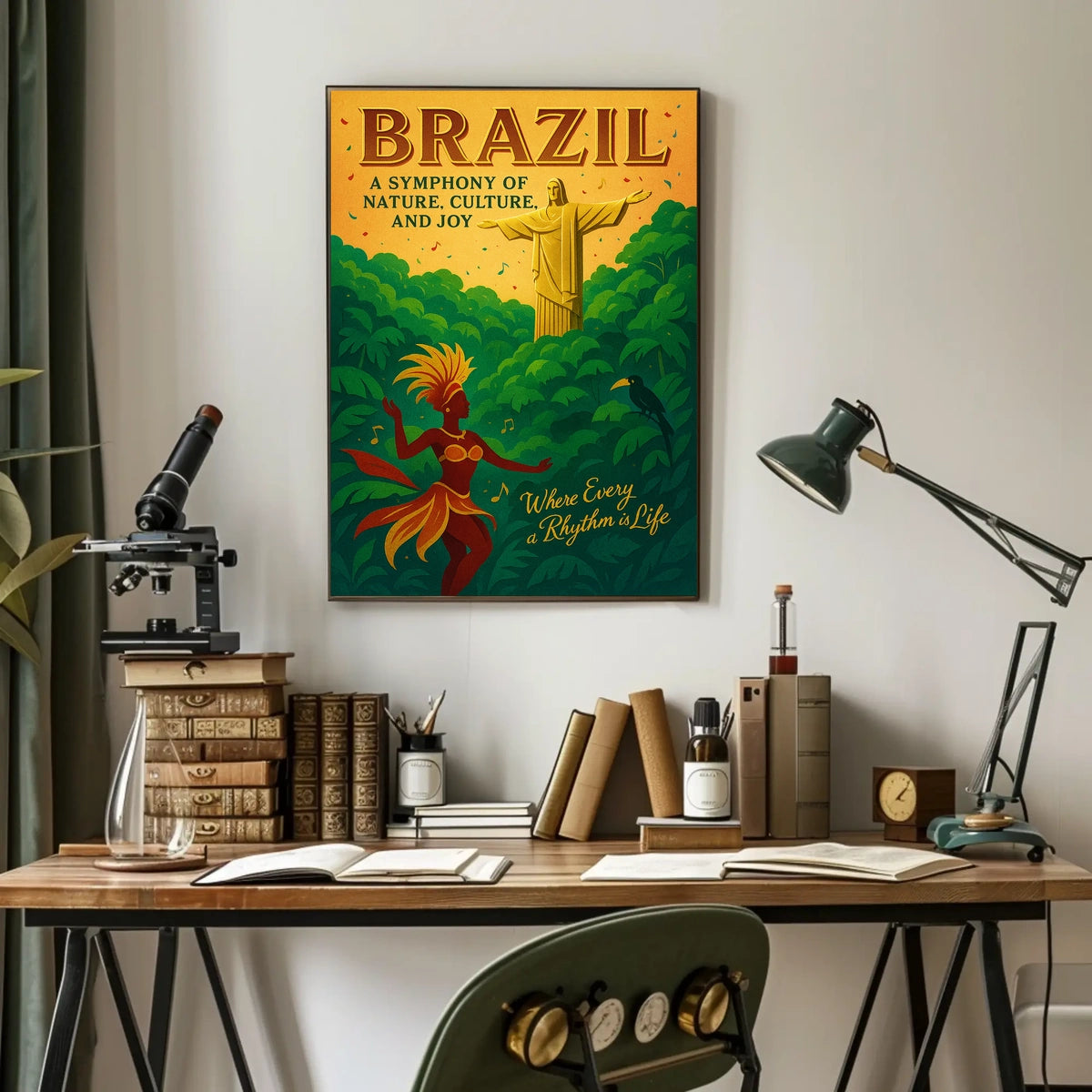 Brazil A Symphony of Nature, Culture, and Joy Poster
