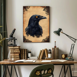 The Enigmatic Raven Poster