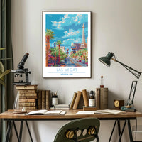 Las Vegas Street View Poster