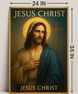 Jesus Christ Wall Art Vintage Print PosterGoat