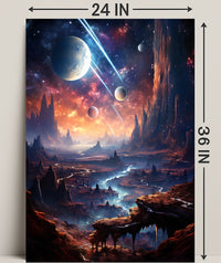 Cosmic Landscape Poster PosterGoat