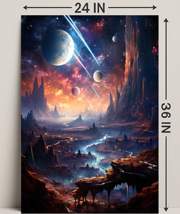 Cosmic Landscape Poster PosterGoat