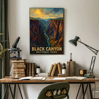 Black Canyon National Park Poster Museum Quality Art Print