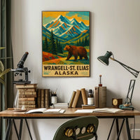 Wrangell-St. Elias Alaska Wilderness Poster