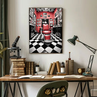 Classic Barber Shop Ambiance Poster
