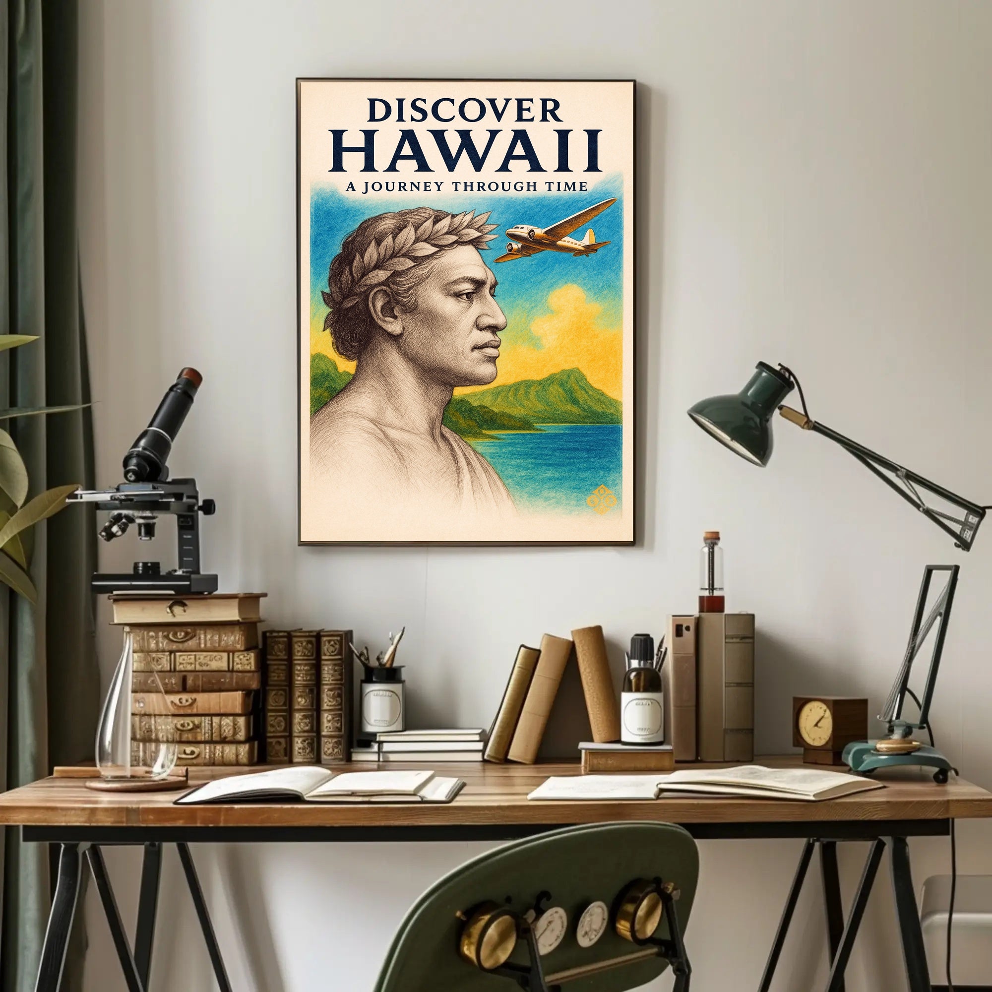 Discover Hawaii A Journey Through Time Poster PosterGoat