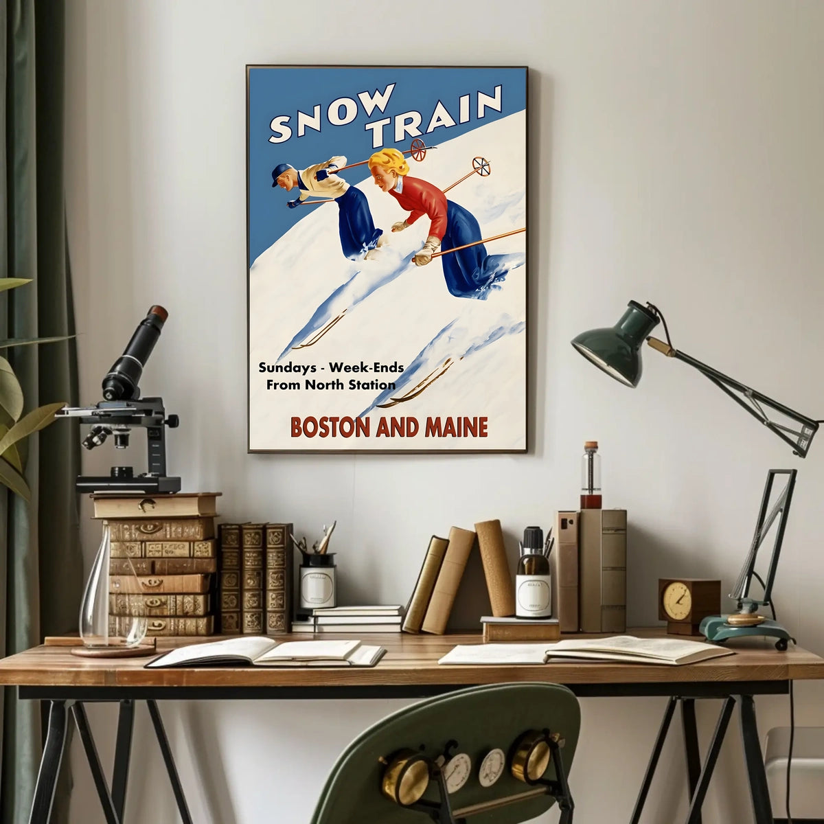 Snow Train Adventure Poster