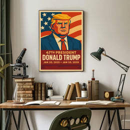 Trump Patriotic Vision Pop Art Poster