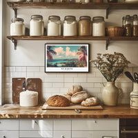Stunning St. Barth Coastal Escape Travel Poster