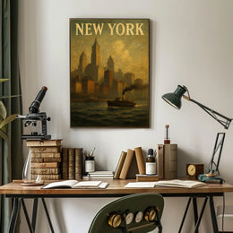 New York Cityscape Poster