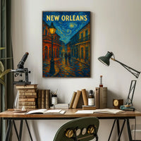 New Orleans Nightscape Poster