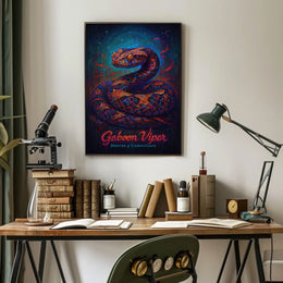 Gaboon Viper Master of Camouflage Poster
