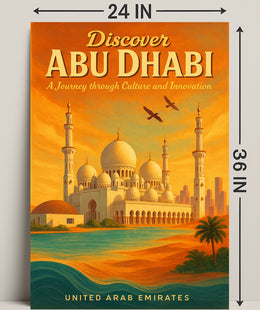Discover Abu Dhabi Wall Art Print PosterGoat