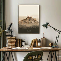 Aman A Tranquil Cityscape Poster