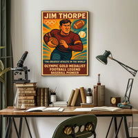 Celebrating Jim Thorpe A Legendary Athlete Jim Thorpe Poster