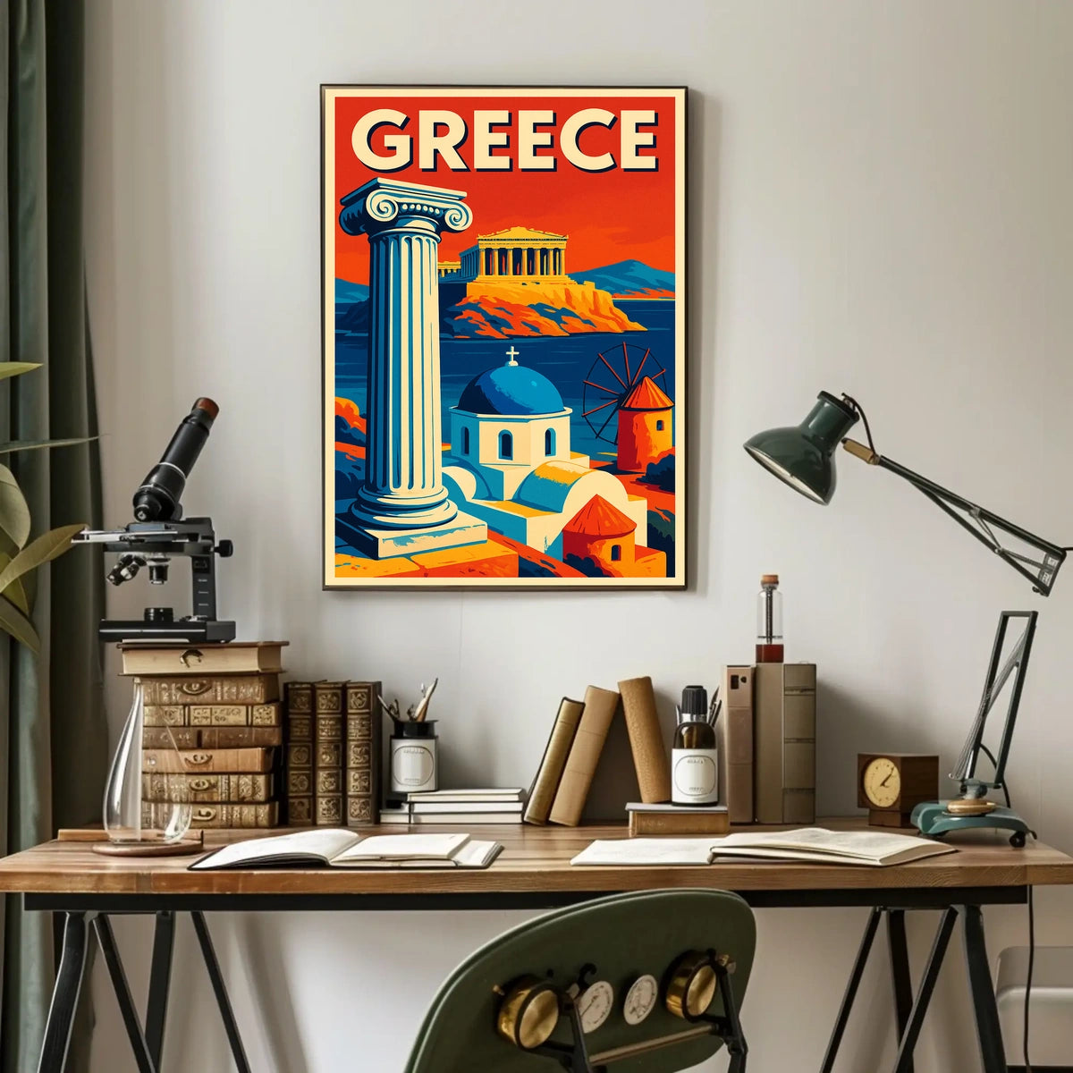 Greece A Timeless Journey Poster