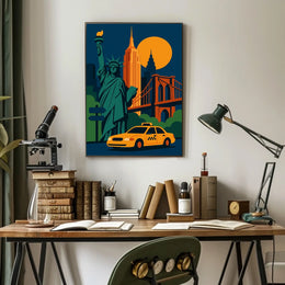New York City Icons Poster