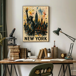 New York City Skyline Poster