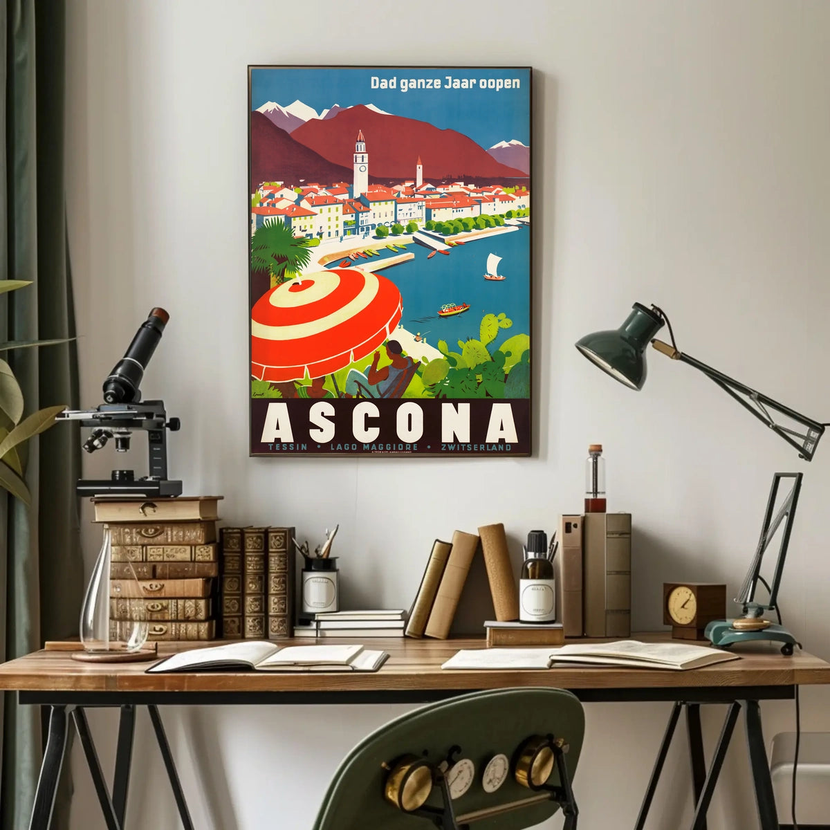 Ascona Travel Poster