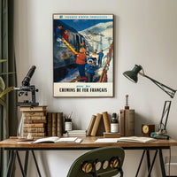 Sunny Winter Holidays With French Poster