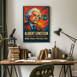 Albert Einstein Nobel Prize In Physics Poster