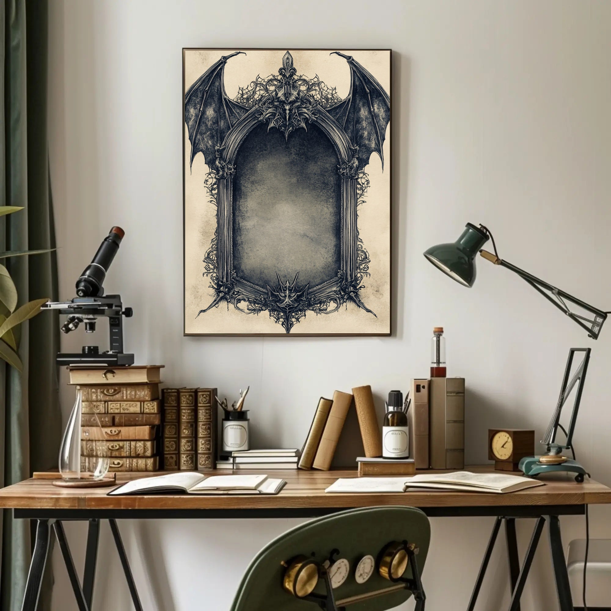 Gothic Frame Design Poster