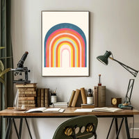 Abstract Artistic Elements Stylized Wall Art Poster