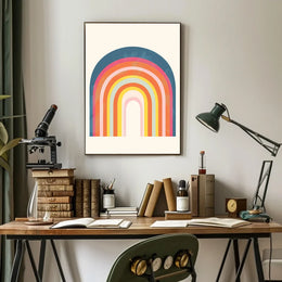 Abstract Artistic Elements Stylized Wall Art Poster