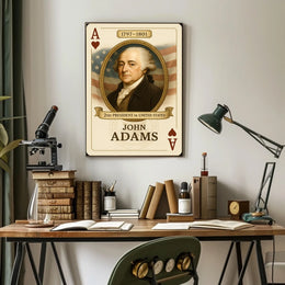 John Adams Second President History Print Legacy Poster
