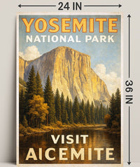 Yosemite National Park Poster PosterGoat